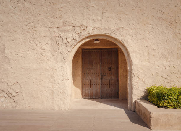 istock Al seef-old historical district with traditional Arabic architecture. 1488843954