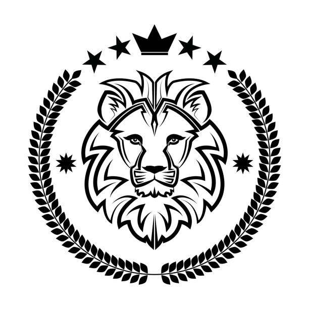 90+ Tribal Lion Tattoo Designs Cartoon Illustrations, Royalty-Free ...
