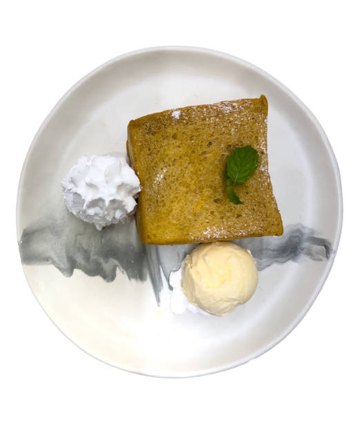 istock Sweet dessert food isolate on white 1488848487