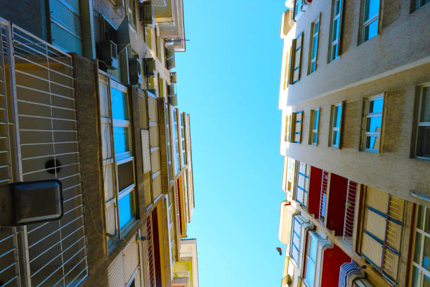istock A view of the sky from between two buildings Turkey, izmir 1488849898
