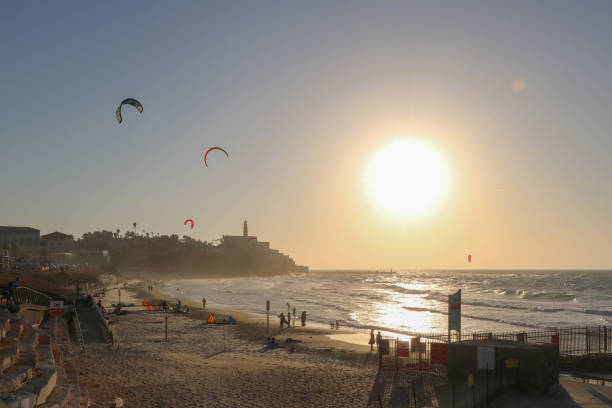 istock Tel Aviv beaches and Old Jaffa on the background 1488857753