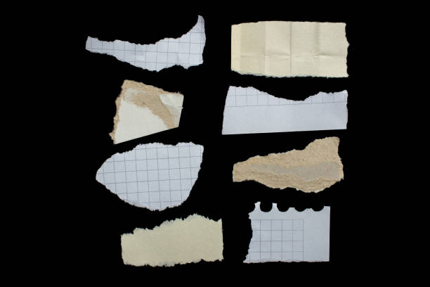 istock Ripped paper piece with torn edges 1488874130