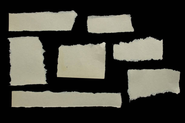 istock Ripped paper piece with torn edges 1488874228