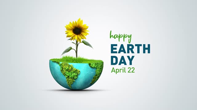 Earth day and environment day concept.