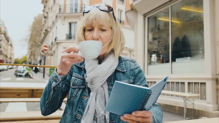 Parisian café in Montmartre