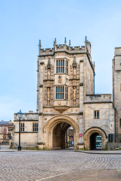 Bristol, England, UK: Abbot's Gatehouse, medieval building located next to the Cathedral of Bristol