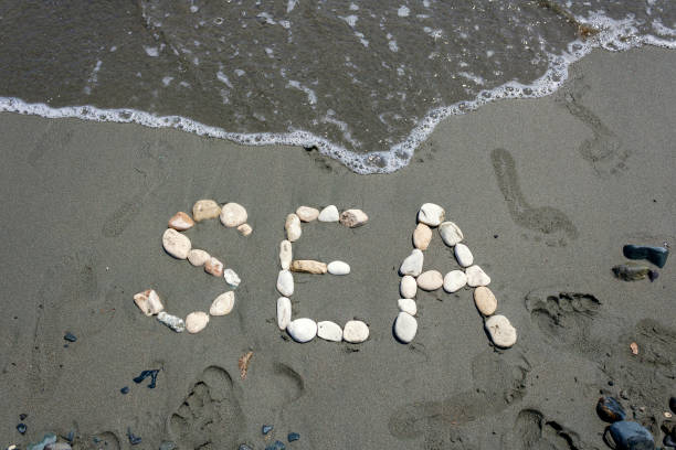 istock Word Sea on beach sand 1488911335
