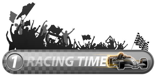 Free Stock Photo of Black Car Racing on Track in Front of Crowd ...