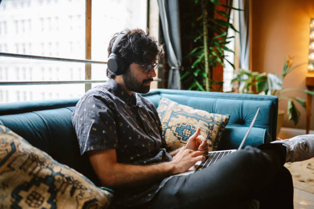 istock working from home in Downtown Los Angeles 1488919357