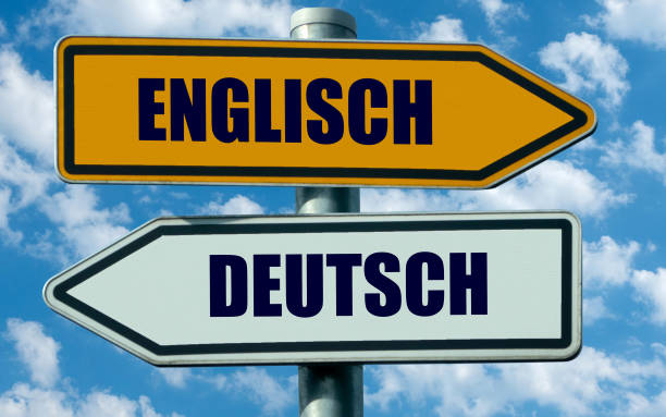 English-German signpost