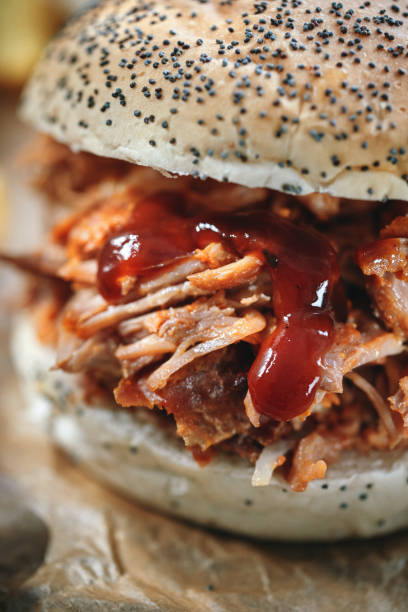 istock Pulled Pork Burger with French Fries 1488936312