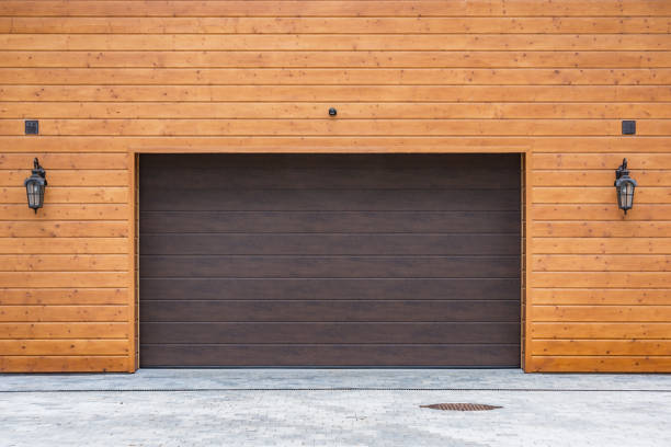 istock Facade of the private garage. 1488941209