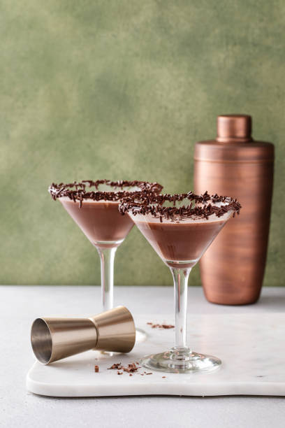 istock Chocolate martini with chocolate sprinkles on the rim 1488945183