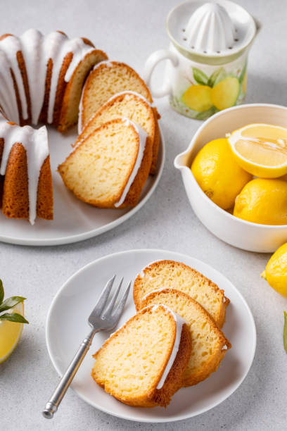 istock Lemon bundt cake drizzled with powdered sugar glaze 1488946398