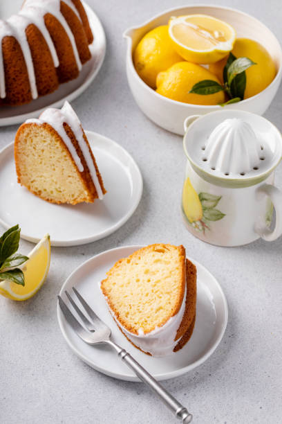 istock Lemon bundt cake drizzled with powdered sugar glaze 1488946405