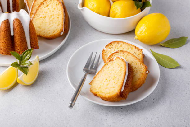 istock Lemon bundt cake drizzled with powdered sugar glaze 1488946406