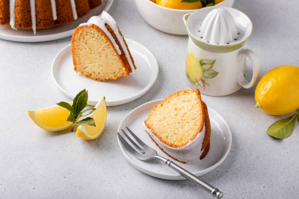 istock Lemon bundt cake drizzled with powdered sugar glaze 1488946410