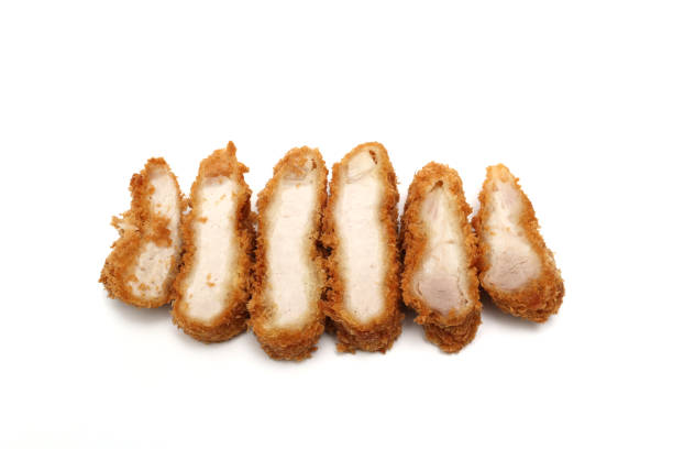istock Pork cutlet isolated on a white background. 1488949003