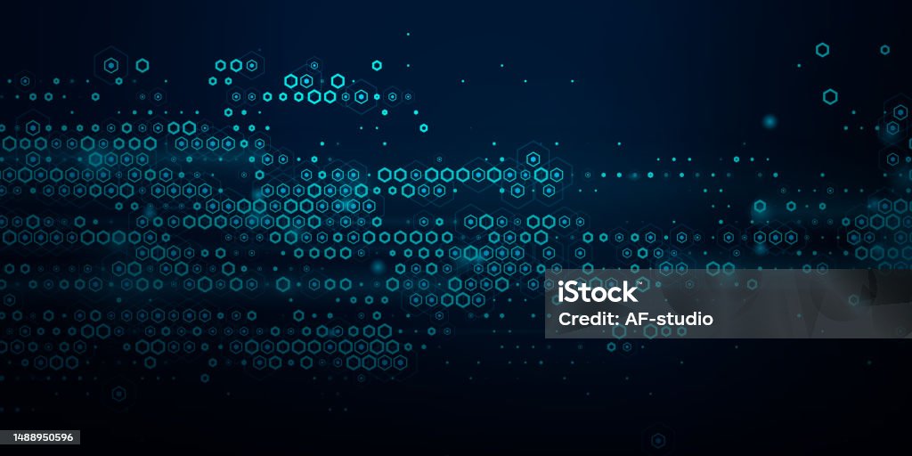 Vector Pattern Network A Vector Hexagonal Network Pattern Stock Illustration - Download Image ...