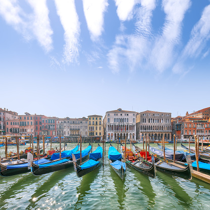 Canale Grande forms one of the major water-traffic corridors in the city. Public transport is provided by water buses and private water taxis, and many tourists explore the canal by gondola.