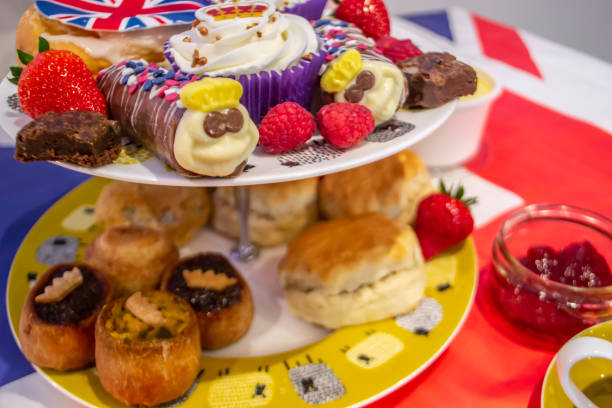 istock Kings Coronation Traditional British Afternoon Tea 1488962041