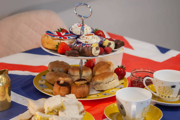 istock Kings Coronation Traditional British Afternoon Tea 1488962061