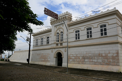salvador, bahia, brazil - may 8, 2023: view of the fort of Santo Antonio Alem do Carmo in the Historic Center region in the city of Salvador.