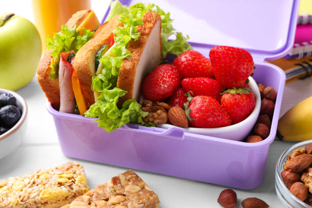 90+ Back School Lunch Box Stock Photos, Pictures & Royalty-Free Images ...