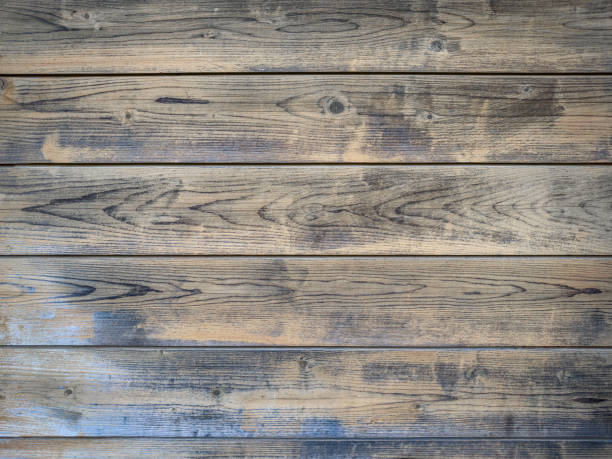 vecchio sfondo di trama di assi di legno - wood seamless barn wall foto e immagini stock