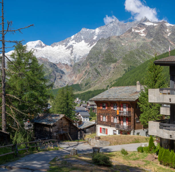 istock The Dom peak over the Sas Fee - Schwitzerland. 1488989151