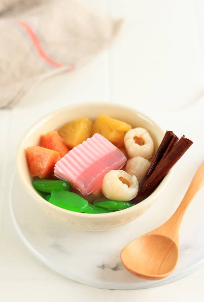 istock Indonesian Mix Fruit Cocktail Soup or Es Podeng Manten 1488989239