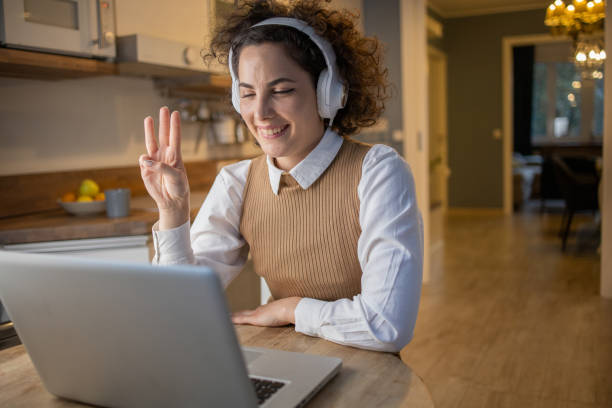 istock Woman working from home 1488990037