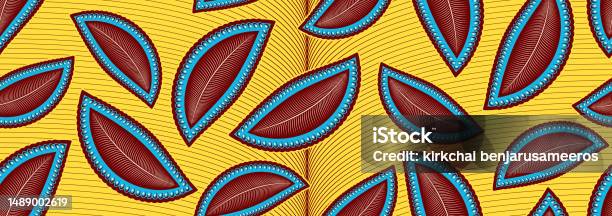 African Abstract Pattern Background Abstract Leaf African Pattern Background 10 Stock Illustration ...