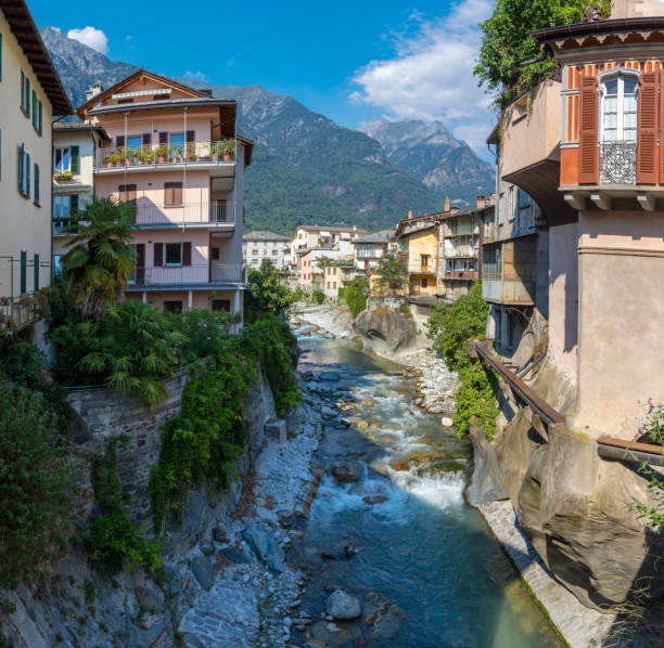 istock Chiavenna town over the Mera river 1489003407