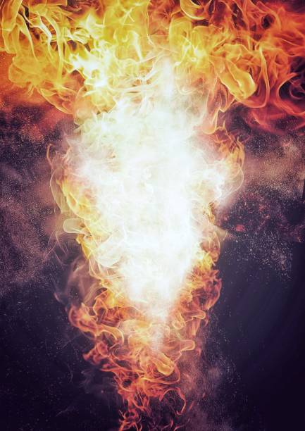 istock 3d illustration of a vortex of burning flames 1489008106