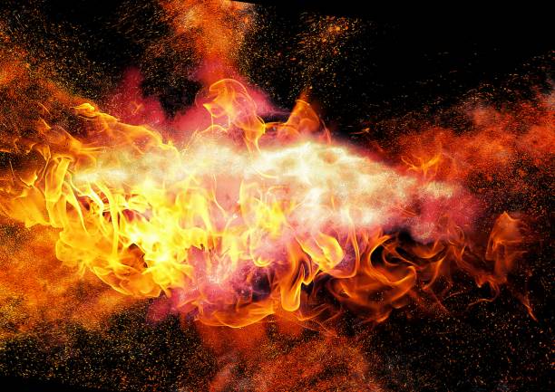 istock 3d illustration of a vortex of burning flames 1489008108