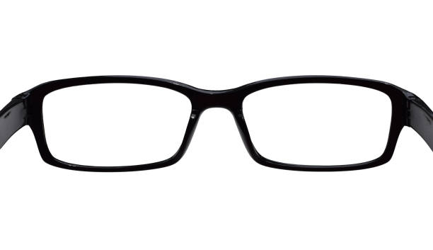istock Black eyeglasses frames from personal perspective isolated cutout 1489017206
