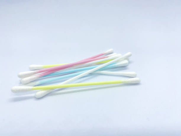 istock colorful ear cleaner or cotton buds with isolated white 1489020685
