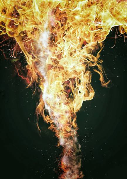 istock 3d illustration of a vortex of burning flames 1489024086