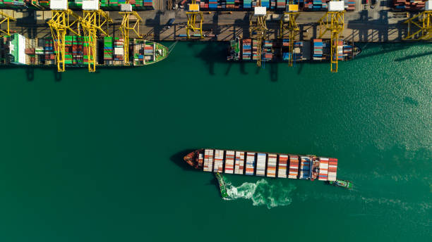 istock container ship business, logistic delivery service goods for import export international by sea, asia pacific , container ship transport, aerial view 1489050228