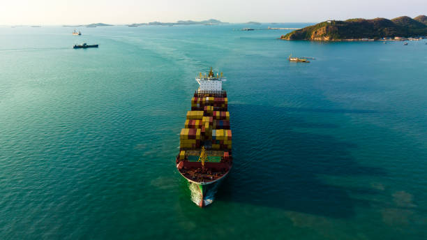 istock container ship business, logistic delivery service goods for import export international by sea, asia pacific , container ship transport, aerial view 1489050234