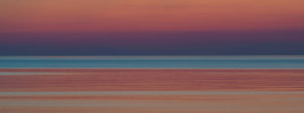 istock Incredible beautiful pink sunset over the Baltic sea. 1489061197