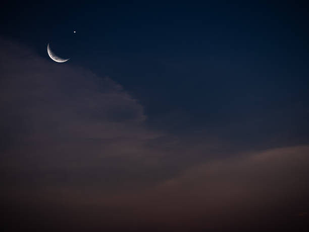 istock Moon Ramadan Symbols,Crescent Moon with Star Eid Mubarak Kareen Greeting Evening Background,Eid al Fitr,Eid Mubarak,eid Al Adha,Muharram Holy God Religion 1489061815