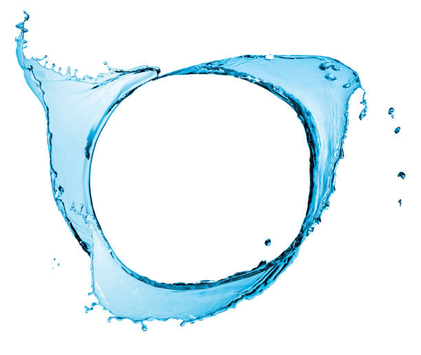 istock abstract round splash water. transparent background. 1489063670