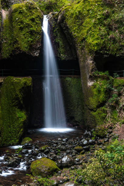 istock Nova and Moinho Waterfall in Madeira Island, Portugal 1489074165