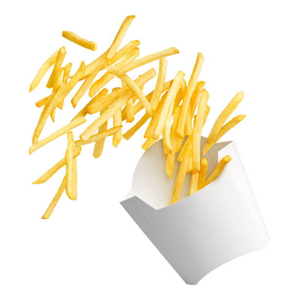 istock French fries splashing out from white paper box 1489074535