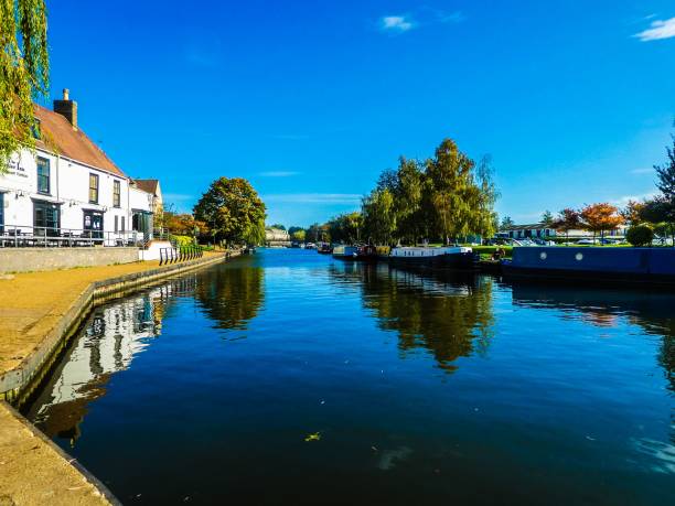 istock Great Ouse River in Ely, Cambridgeshire, United Kingdom. 1489078222