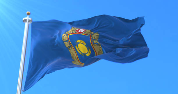 istock Flag of Cherkasy Oblast, Ukraine 1489088051