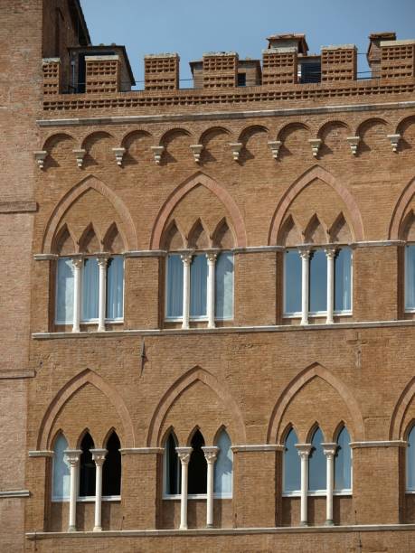 istock Old beautiful building in Siena, Italy 1489092494