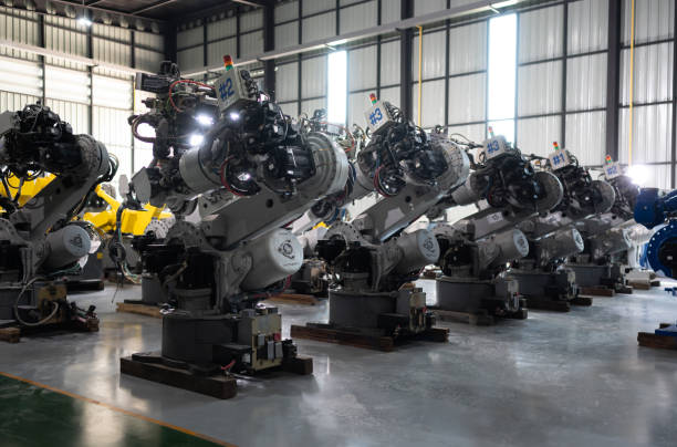 istock a place to store robotic arm to inspect 1489095169